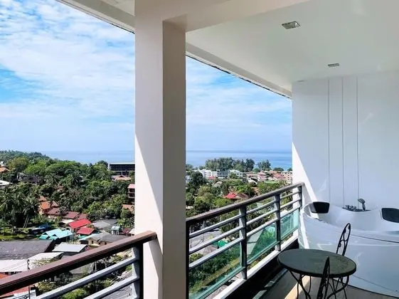 Top Floor sea View 2br Apartment Near Karon Beach - Oda