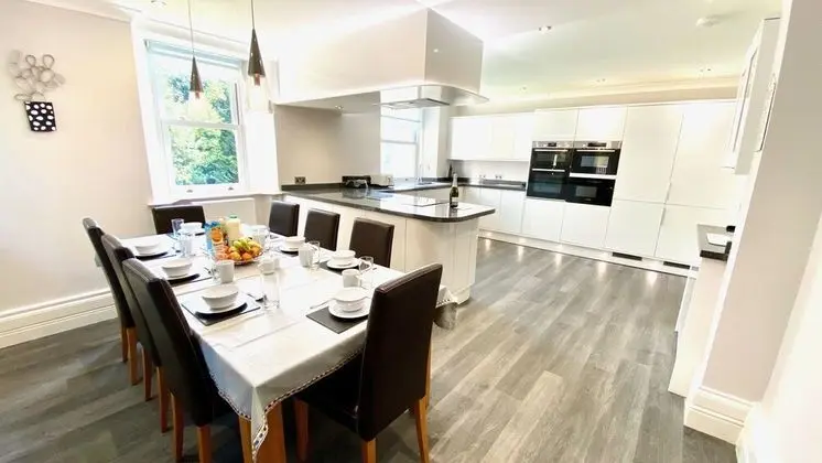 Torbay Rise - With Pool hot tub Sauna gym Games Cinema Room sea Views - Mutfak
