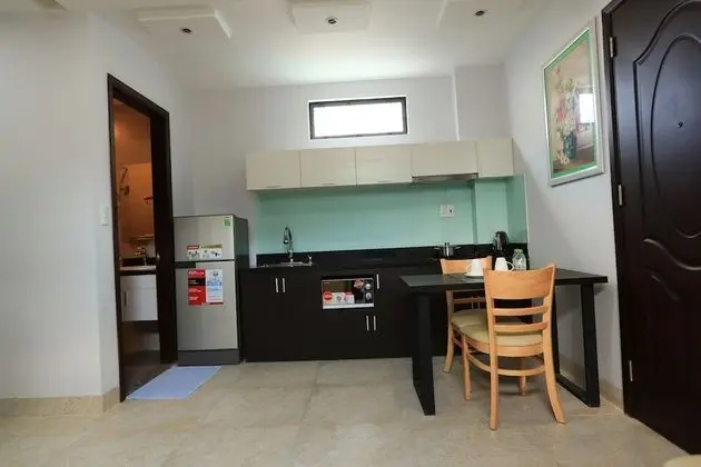 Tourane Beachside Apartment - Mutfak