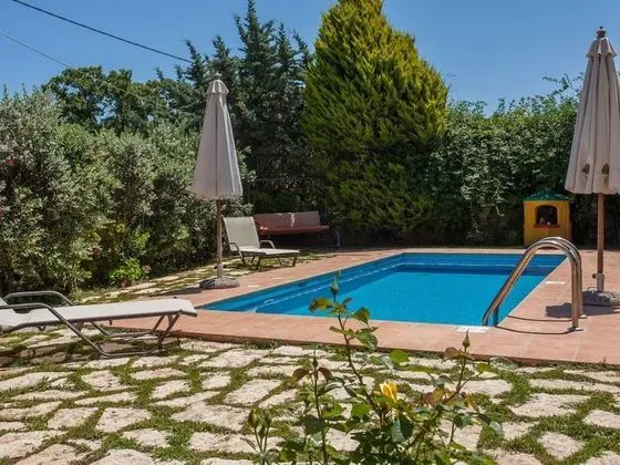 Traditional Stone Villa Phaedra With Private Pool Near Beach - Havuz