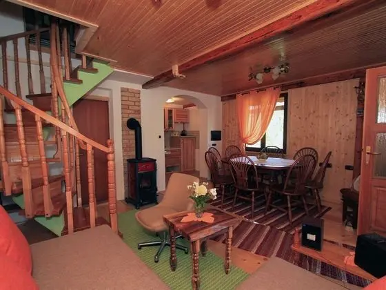Traditional Wooden House by the River, 2 Rooms With Balconies, Covered Terrace