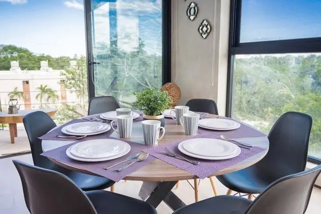 Trendy Tulum Escape Condo Breathtaking View From Rooftop Terrace Infinity Pool Great Decor