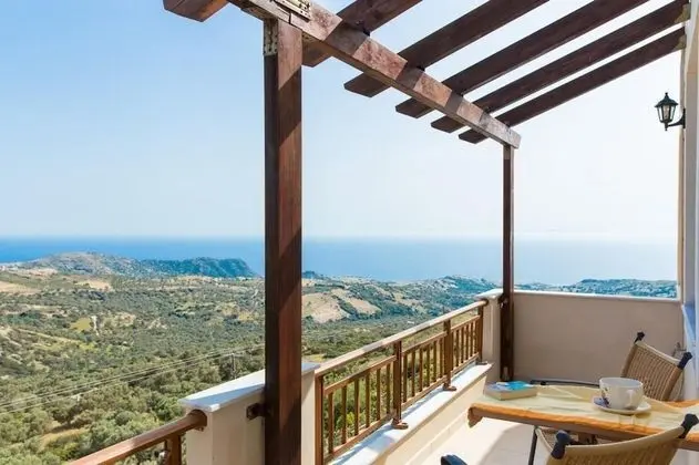 Triopetra Luxury Villas Panagia Superior Villa With Private Pool and Sea Garden View Dimitris