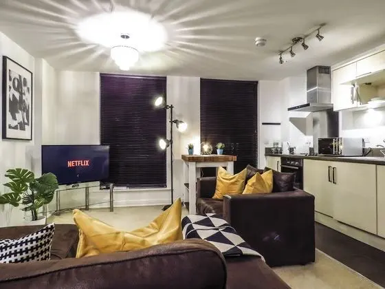 Tudors eSuites Birmingham Apartments with Parking - İç Mekan