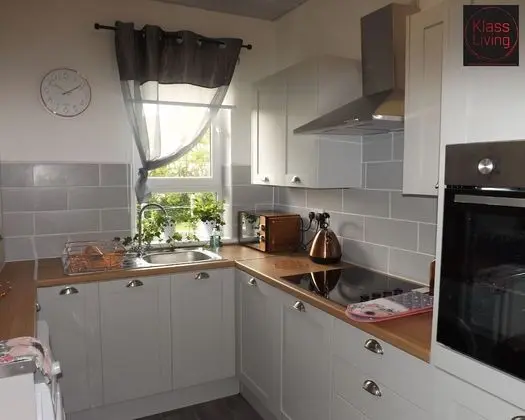 Two Bedroom Apartment by Klass Living Serviced Accommodation Motherwell - Anderson Apartment With WiFi &Parking - Mutfak