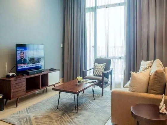 Two-bedroom Executive Serviced Apartment Oakwood Suites La Maison - Mülk Olanakları
