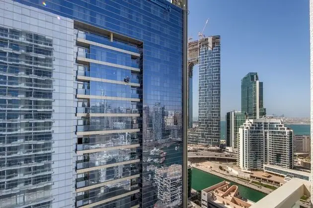 Ultramodern Studio With Sublime Decors in Dubai Marina - İç Mekan