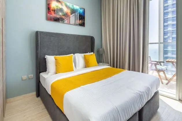 Ultramodern Studio With Sublime Decors in Dubai Marina - İç Mekan