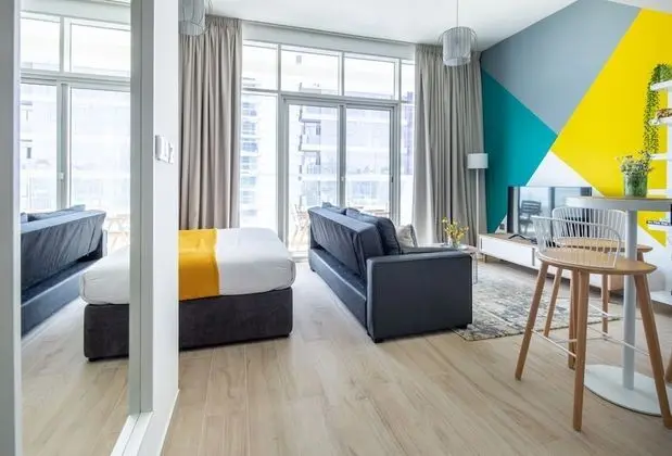 Ultramodern Studio With Sublime Decors in Dubai Marina - İç Mekan