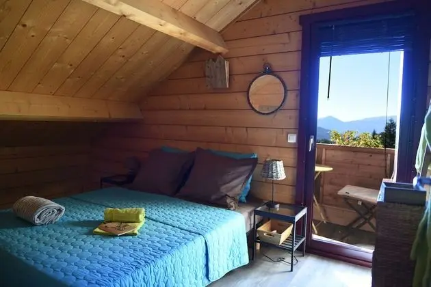 Un balcon en montagne - Öne Çıkan Resim