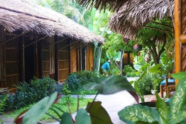 Under the coconut tree
