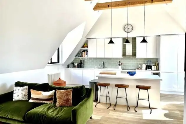 Unique 2 Bedroom Penthouse Apartment in Kensal Rise - Mutfak