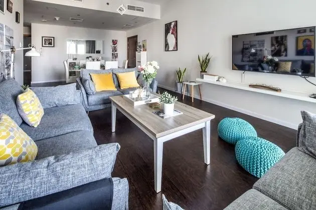 Unique & Contemporary 2BR in Dubai Marina! - İç Mekan