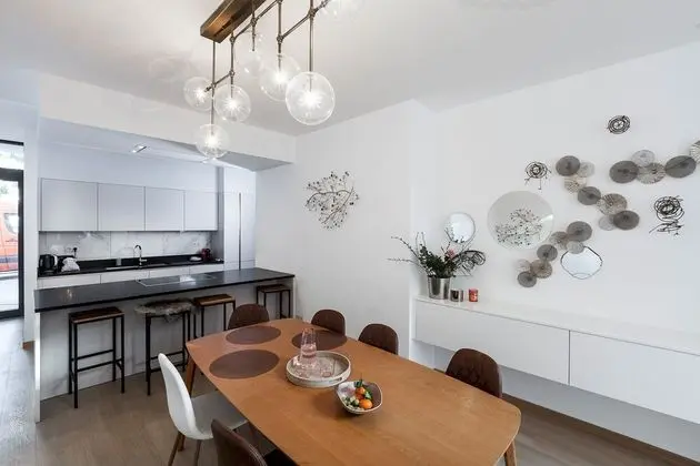 Unit 4 - Spacious Smart Home Triplex Private Garden & Parking - Mutfak