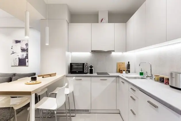 UPSTREET Ermou Elegant Apartments - Mutfak