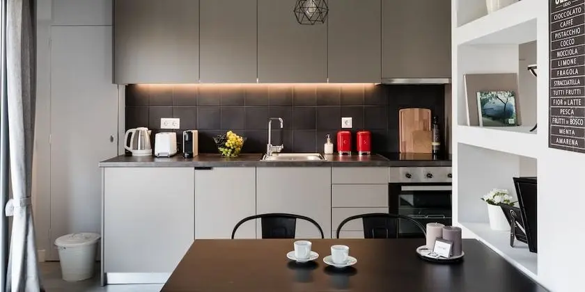 UPSTREET Minimal 2BD Apt-Lycabettus view - Mutfak
