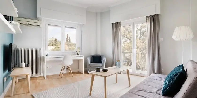 UPSTREET Zeus Temple View 2BD Apt Acropolis-Plaka