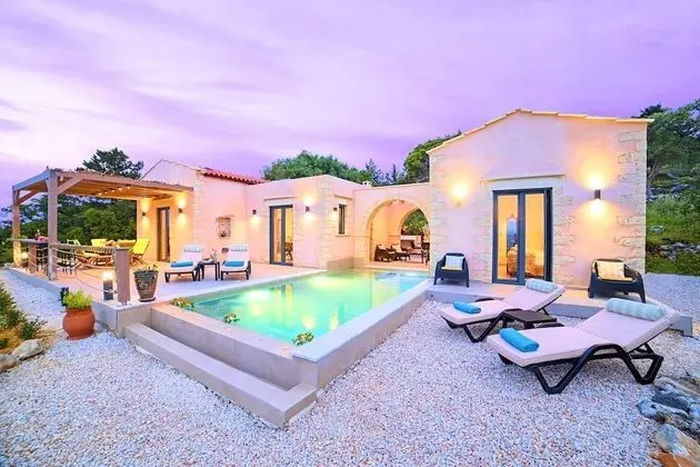 Villa Vardis Heated Pool - Dış Mekan