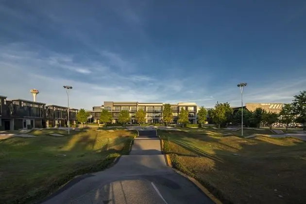 The VELO'S hotel and BMX Pump Track