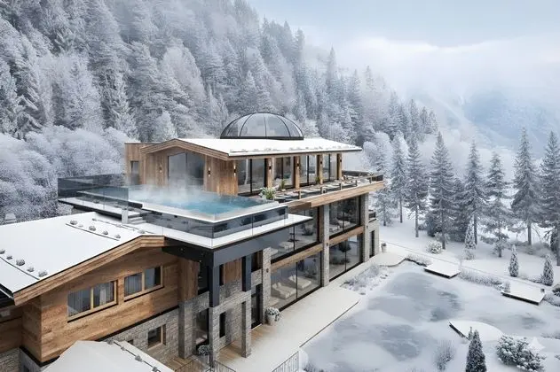 Verwöhnhotel Kristall - Dış Mekan