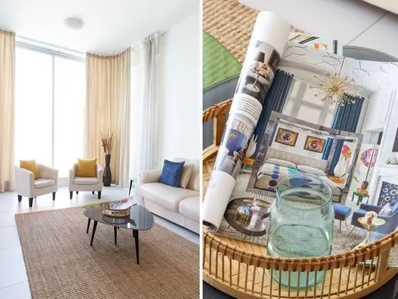 Vibrant & Ultramodern 1BR Apartment - Dubai Marina - İç Mekan