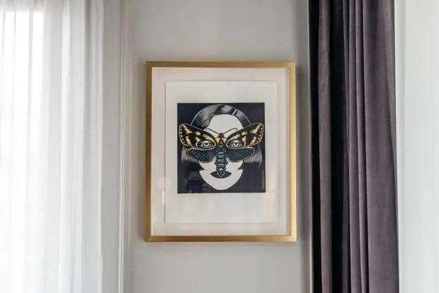 View Local Artwork in Chic Home in the Jewish Area