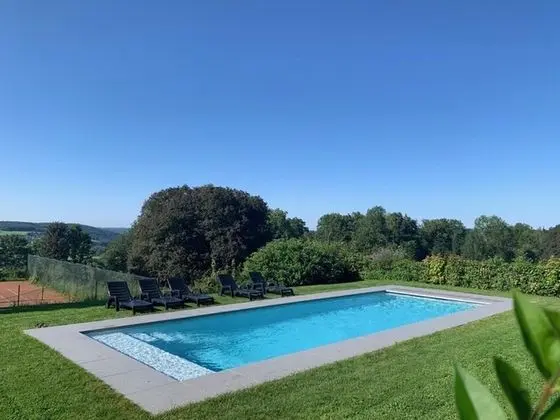 Vintage Castle in Theux With Private Pool - Havuz