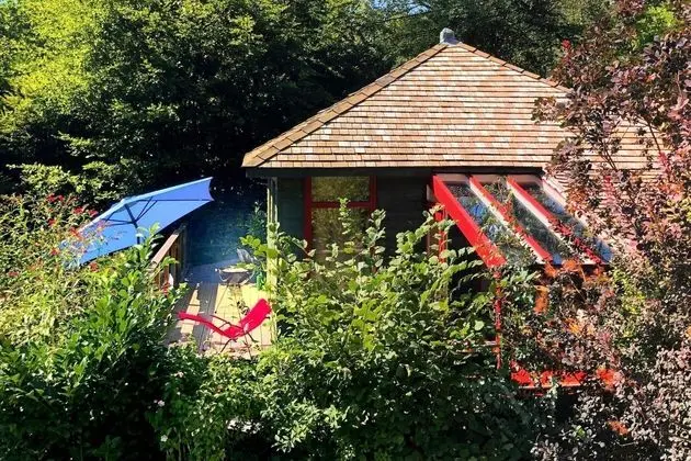 Vintage Chalet in Sougné-Remouchamps near Forest - Dış Mekan