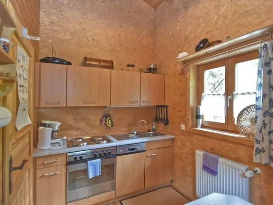 Vintage Holiday Home in Grafenried With Garden - Mutfak