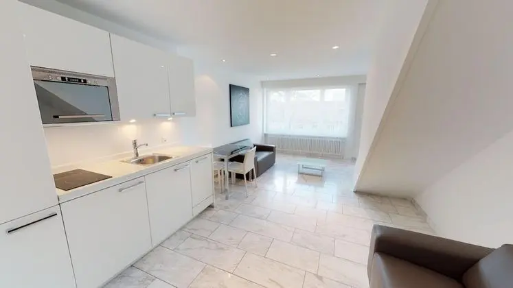 VISIONAPARTMENTS Binzmühlestrasse 46 - Mutfak