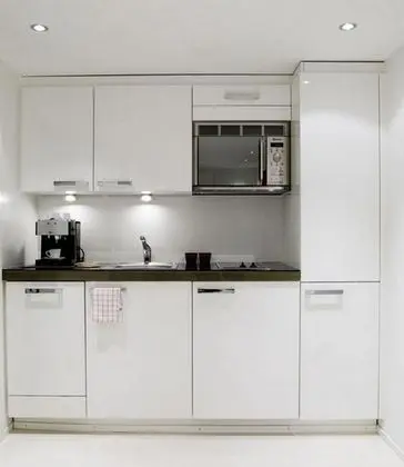 VISIONAPARTMENTS Binzmühlestrasse 48 - Mutfak
