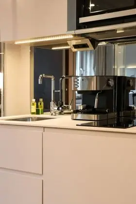 VISIONAPARTMENTS Zurich Hotel Flemings - Mutfak