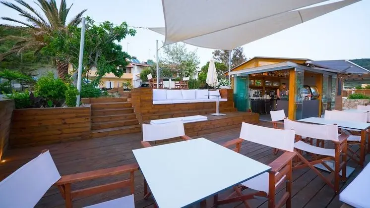 Vistonia Studio 5 Directly on the Beach With sea View - Dış Mekan