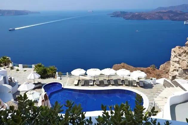 Volcano View Hotel Santorini - Havuz