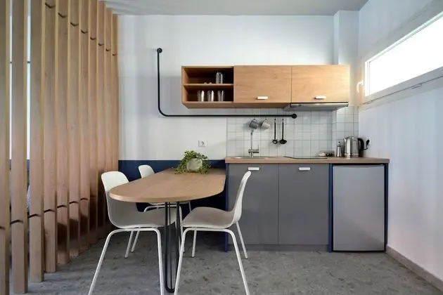Voula seaside apartments - Mutfak