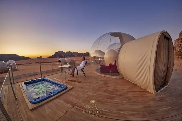 Wadi Rum Bubble Luxotel - Campsite