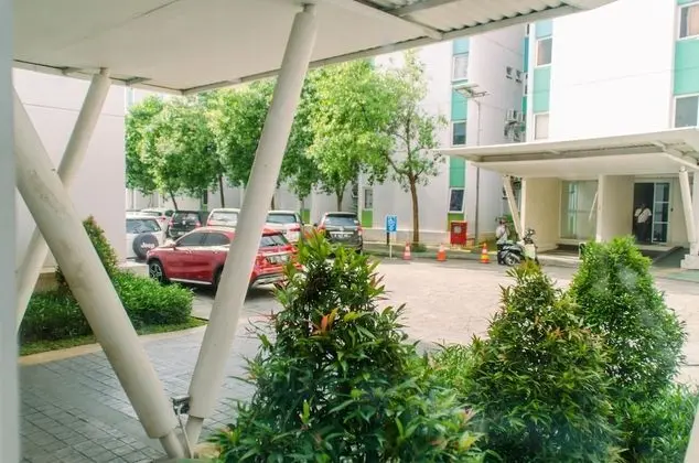 Warm And Cozy Studio Apartment (No Kitchen) At Aeropolis Residence - Dış Mekan