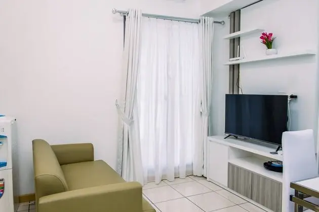 Warm And Minimalist 3Br Apartment At M-Town Residence - İç Mekan