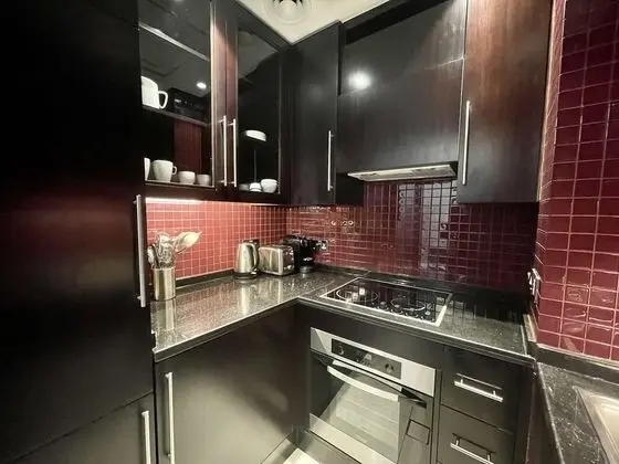 Wonderful 1 Bedroom in Address Downtown - Mutfak