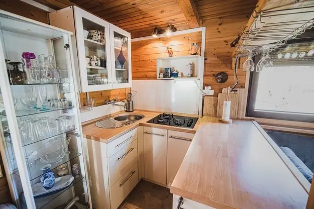 Wooden Cabin Žurej With Hot Tub - Mutfak
