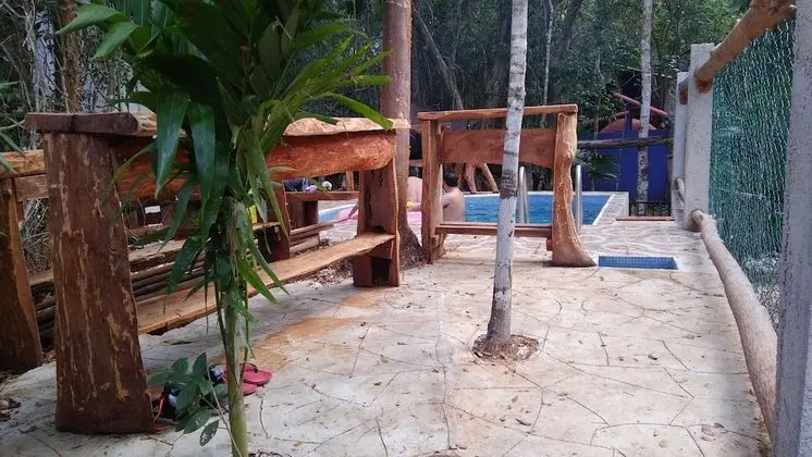 Hotel y Temazcal en Solferino - Havuz