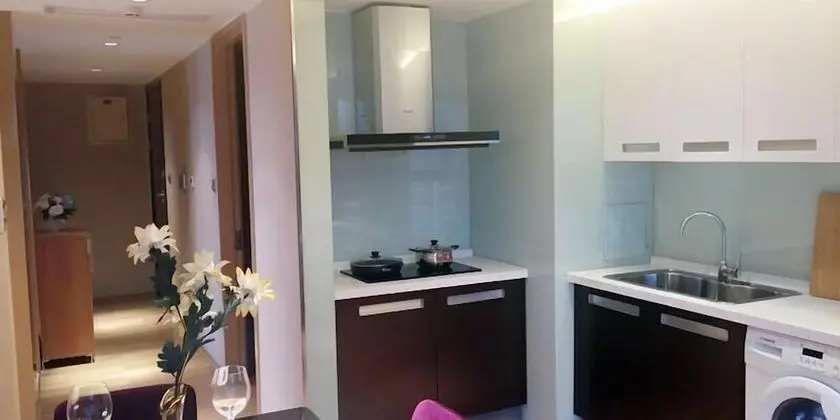 YuLife Apartment - Beijing Shimaogongsan - Mutfak