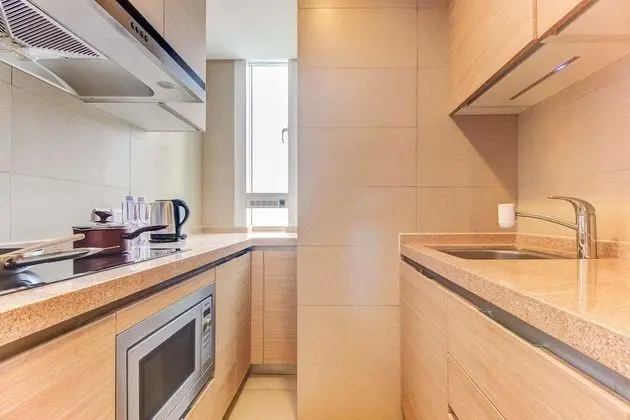 Zhi Shang Apartment Chengdu - Mutfak