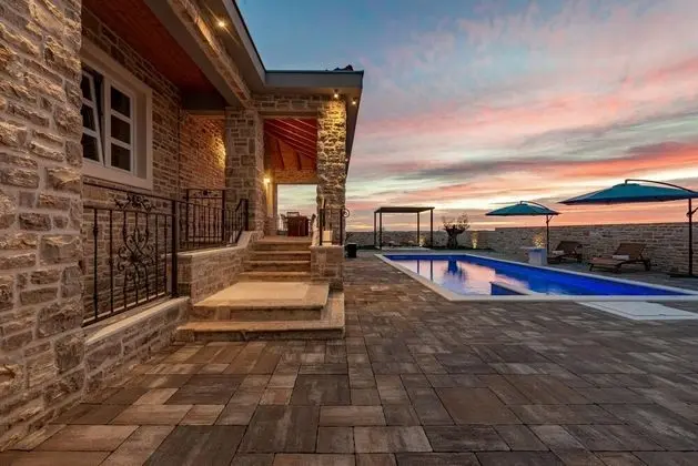 Villa Zizi Vrsi Traditional Stone Villa Heated Pool Tavern www Zadarvillas - Oda