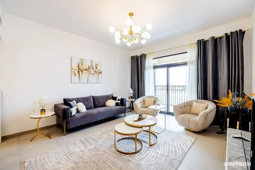 1Bed with Burj and Sea View Rahaal 1 MJL - Oda Düzeni