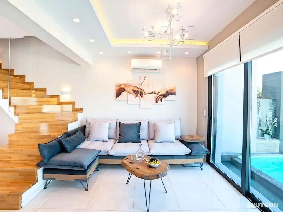 2 New Villas Next Each Other, Pool, Rent Separately or Together at Kournas Lake - Öne Çıkan Resim