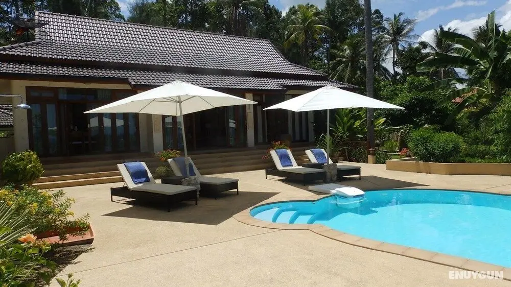 3 Bedroom Beach Front Villa Sea Breeze SDV229C-By Samui Dream Villas - Dış Mekanlar