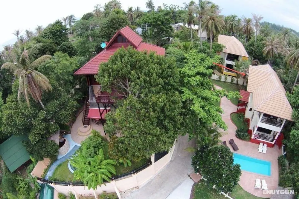6 Bedroom Bay & Island View Twin Villa Koh Phangan SDV233/234-By Samui Dream Villas - Dış Mekan