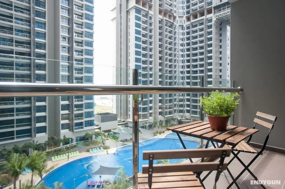 A2 LUXURY Atlantis Family Suites- Pool View-Jonker Melaka - Oda Manzaraları