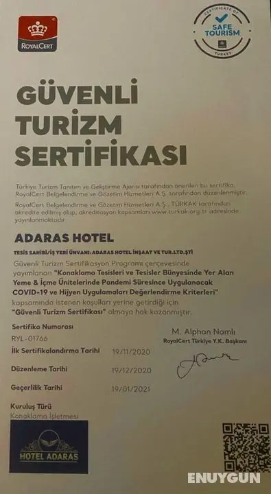 Adaras Hotel - Genel